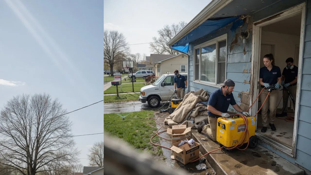 Basement Flood Cleanup in Stronghurst, IL near me